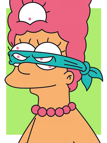 Springart Marge Simpsons
