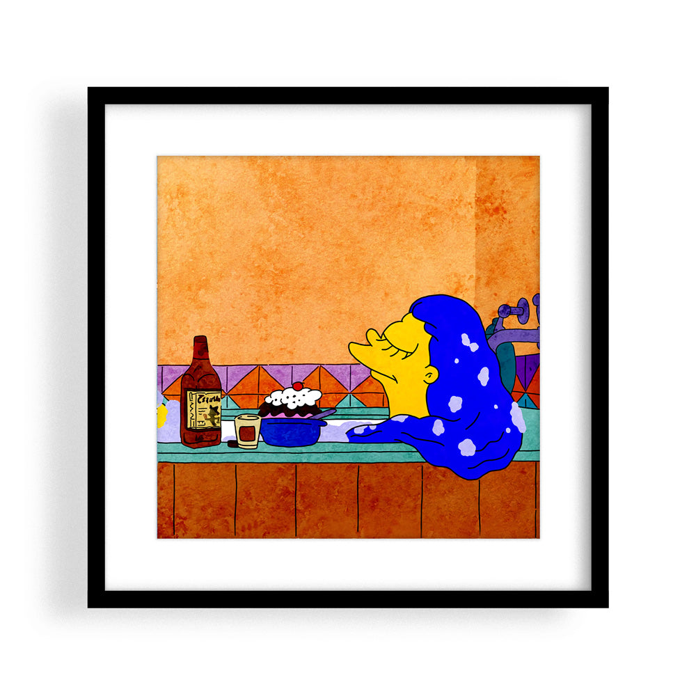Marge genießt die Ruhe - Klebe Pixi